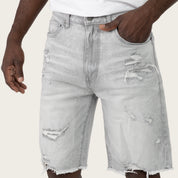 10" Comfort Fit Essential Jean Shorts - Breezy Grey