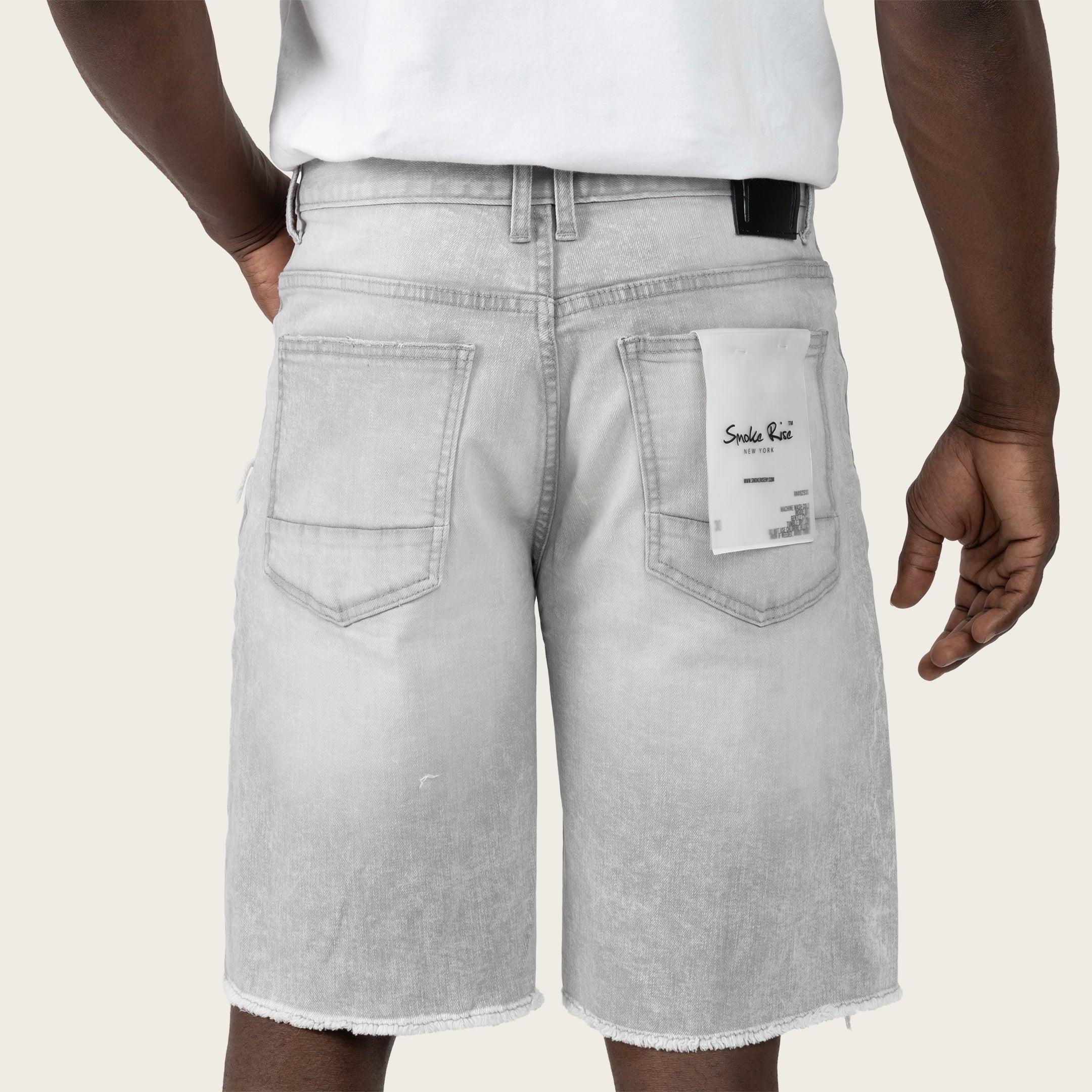 10" Comfort Fit Essential Jean Shorts - Breezy Grey