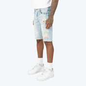 12" Tapestry Jean Shorts