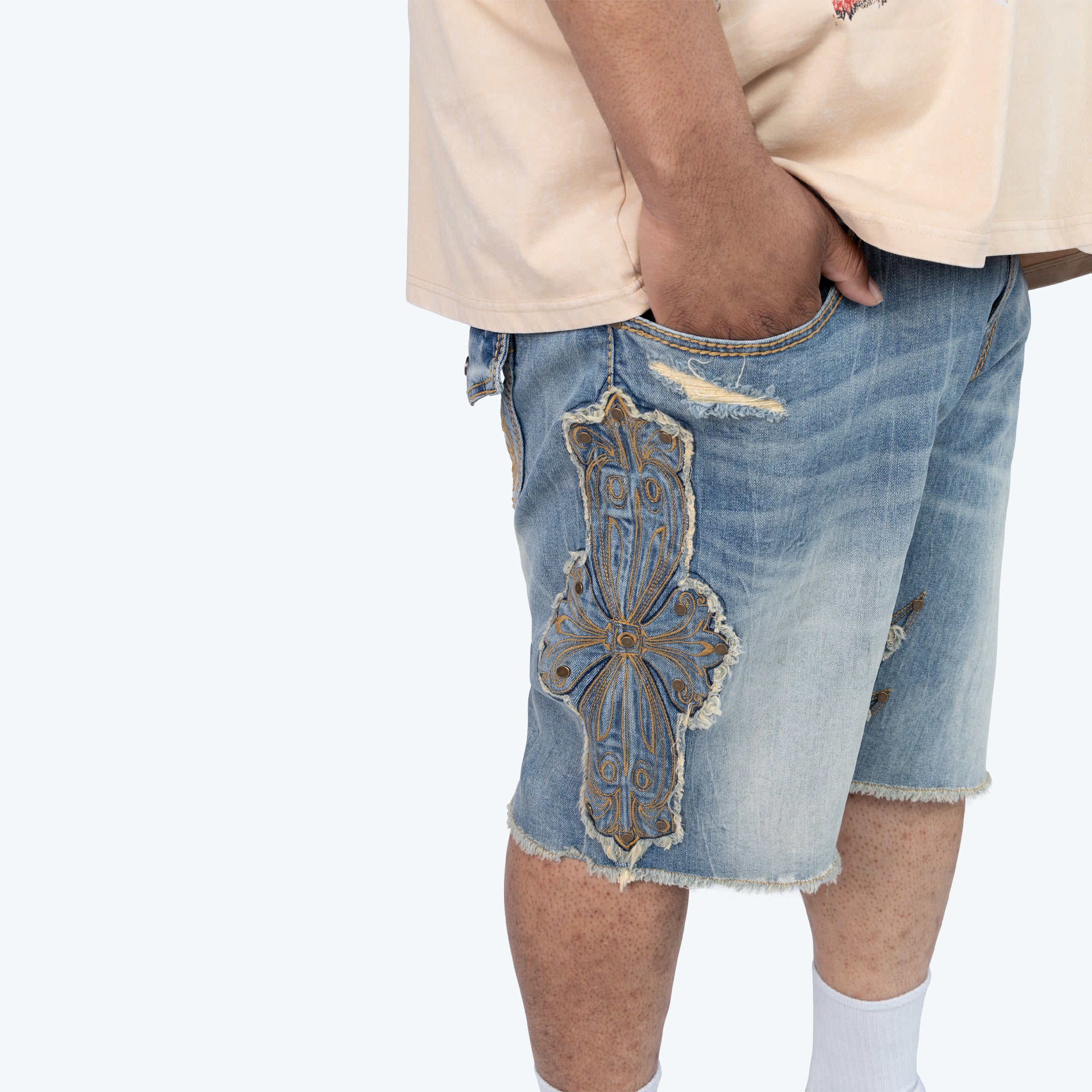 Big and Tall - Western Jean Shorts