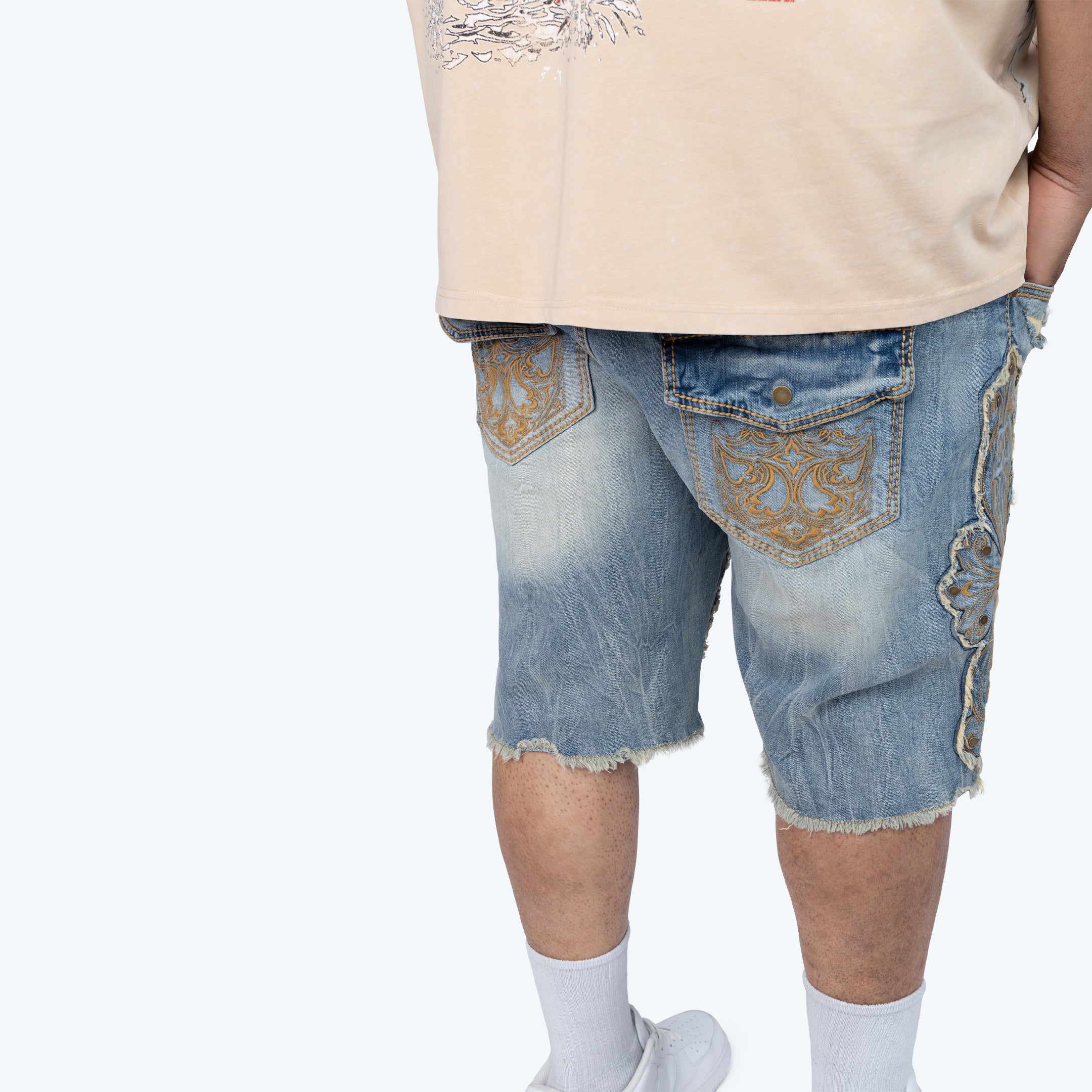 Big and Tall - Western Jean Shorts