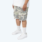Big and Tall - Utility Twill Shorts - Earthstone Camo