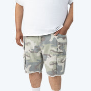 Big and Tall - Utility Twill Shorts - Earthstone Camo