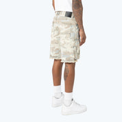 10" Camo Flocked Jean Shorts - Sahara Camo