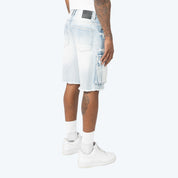10" Comfort Utility Cargo Jean Shorts