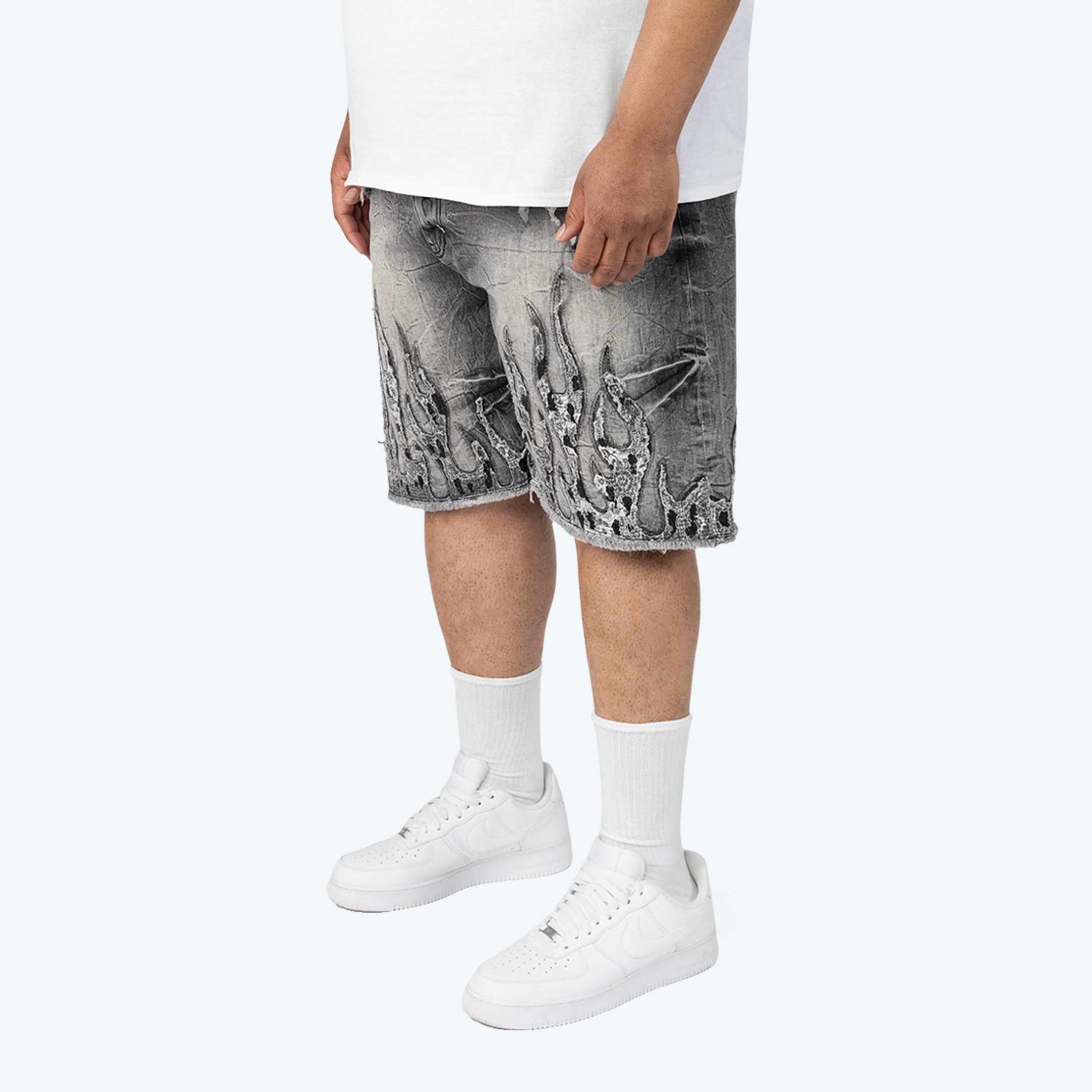 Big and Tall - Dystopia Jean Shorts