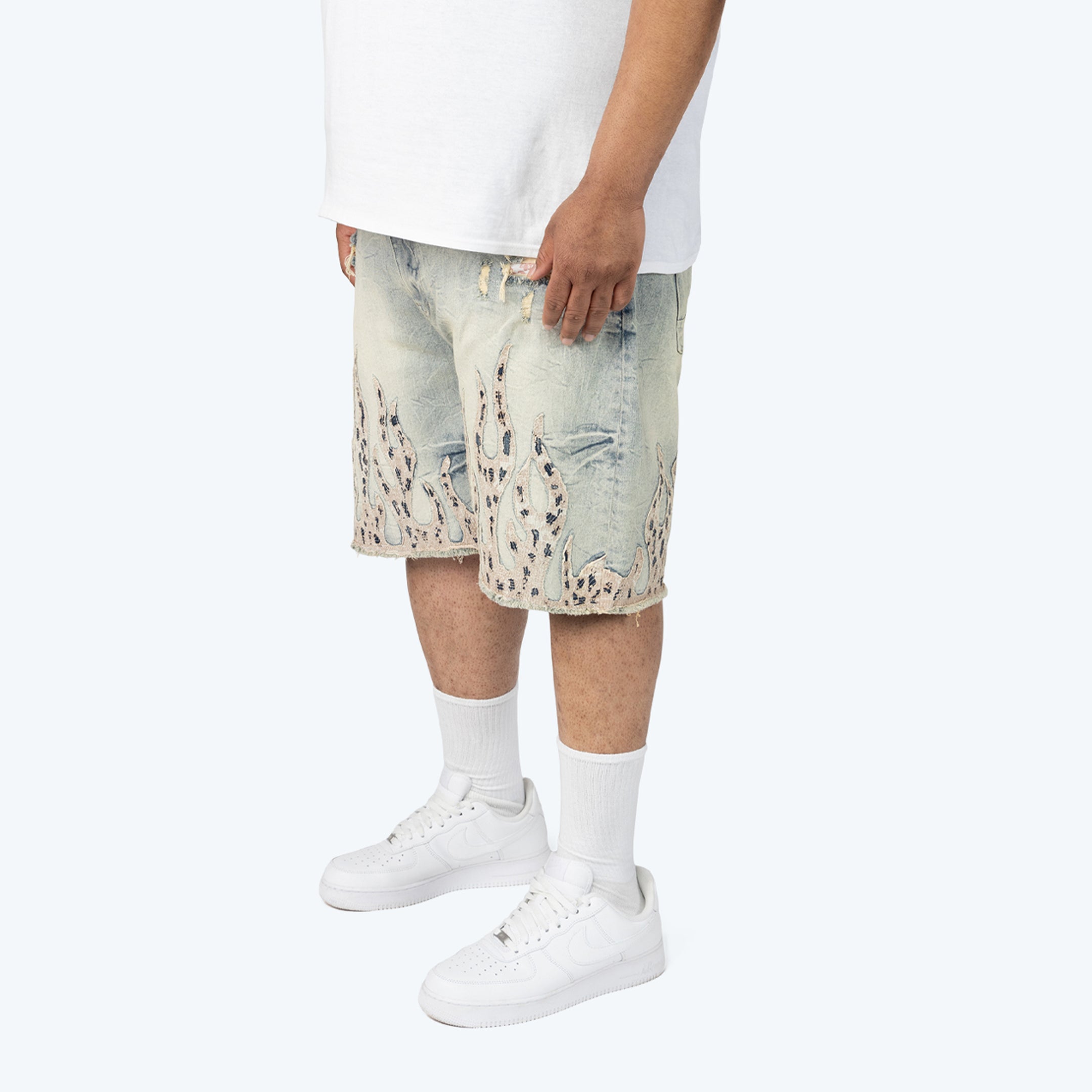 Big and Tall - Dystopia Jean Shorts