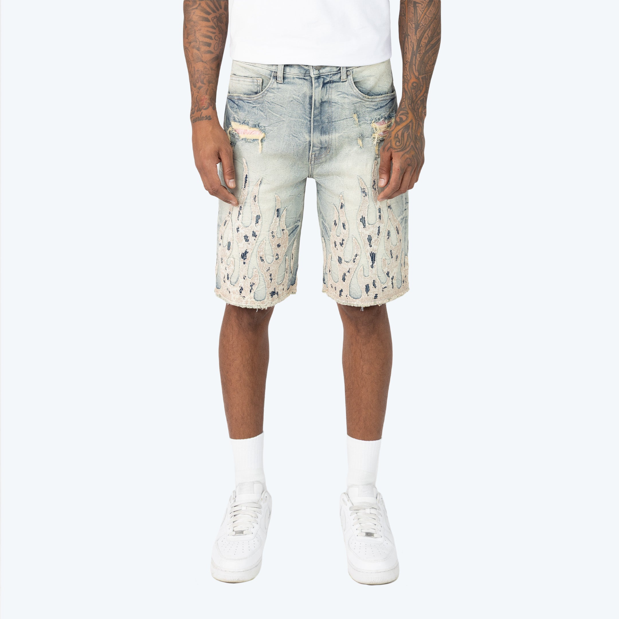 10" Comfort Dystopia Jean Shorts