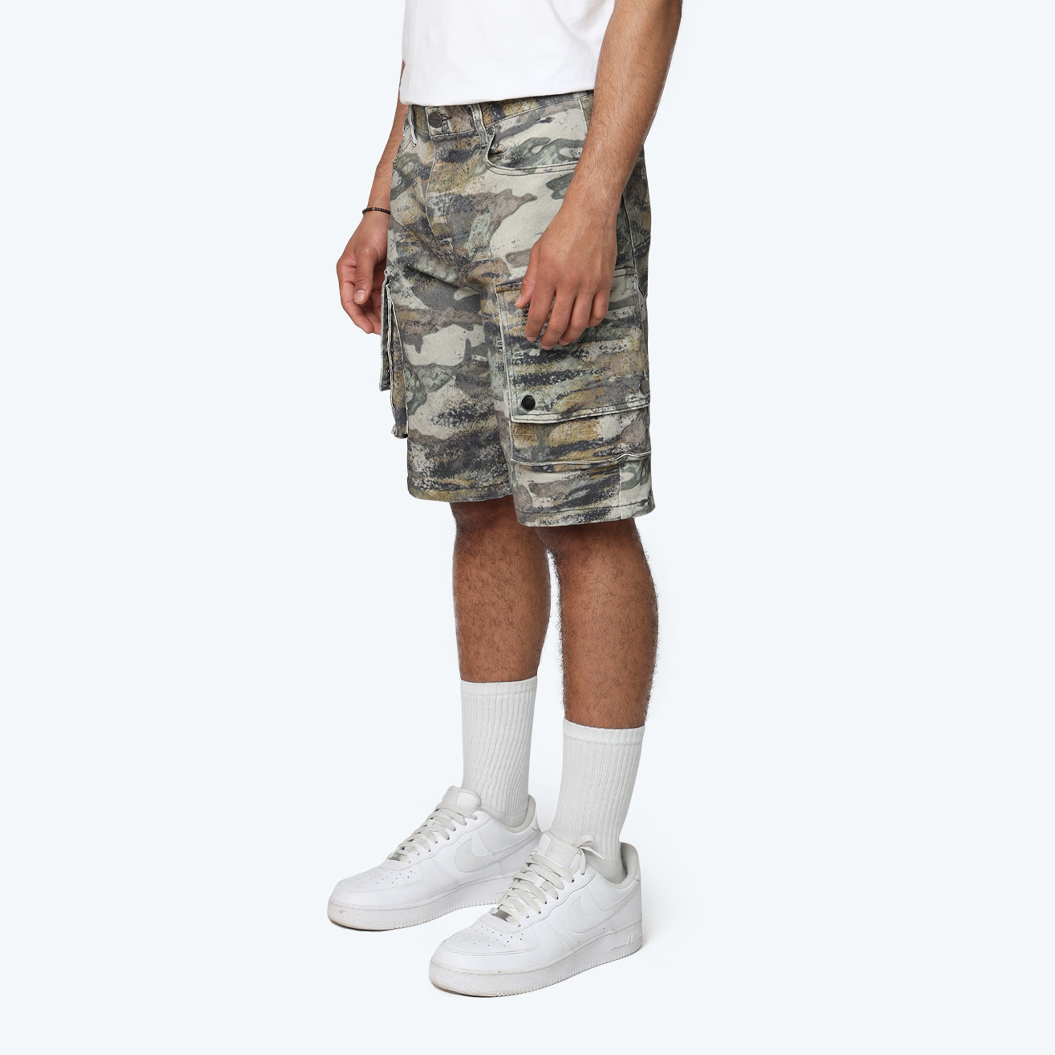Wilds Utility Twill Shorts - Tiger Camo