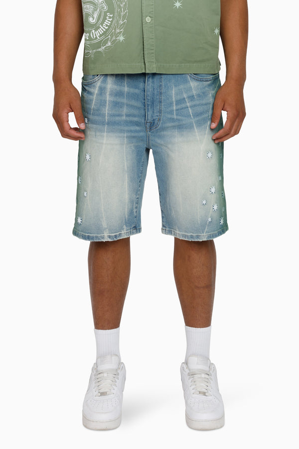 Overspray Shorts - Seymour Blue