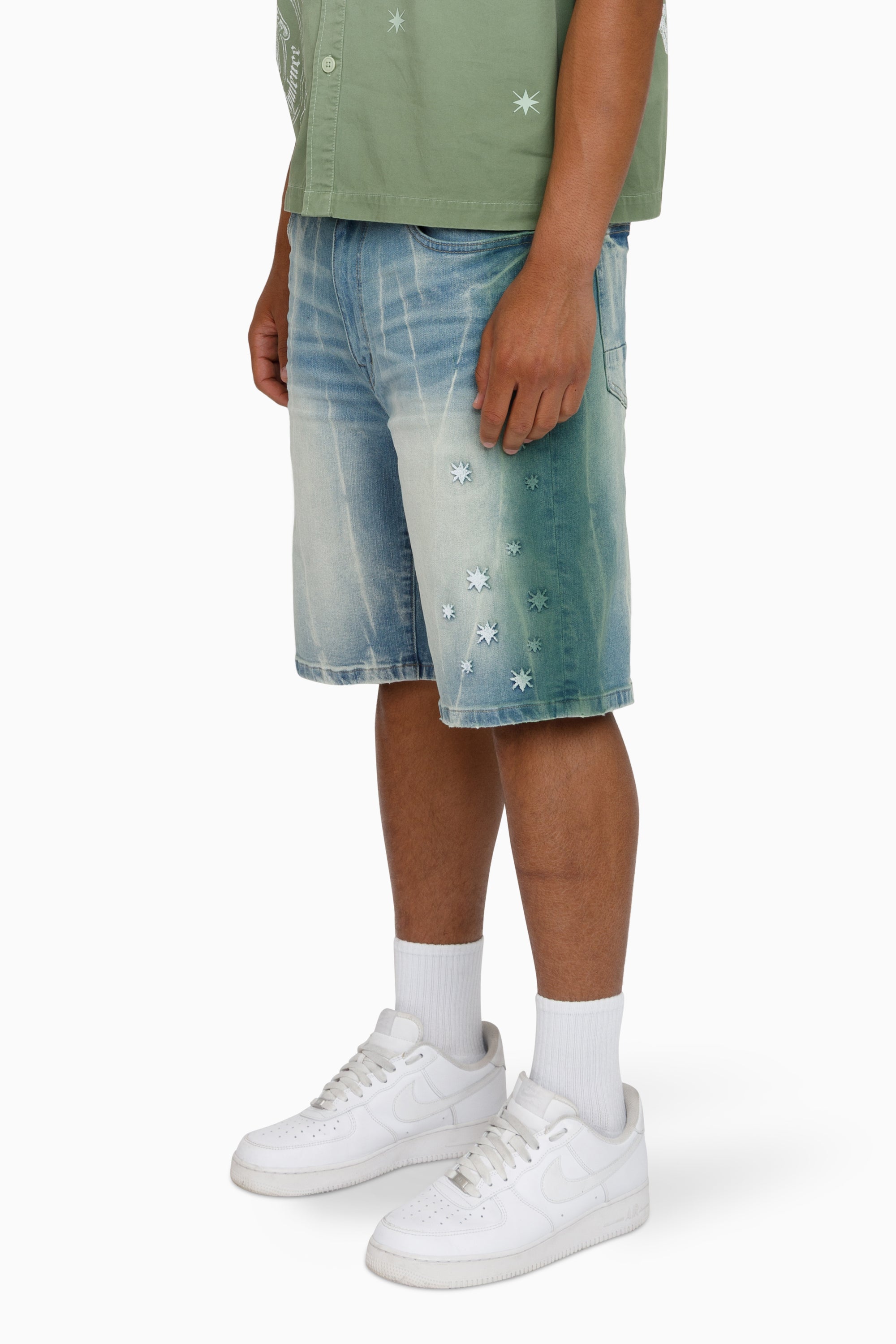 Overspray Shorts - Seymour Blue