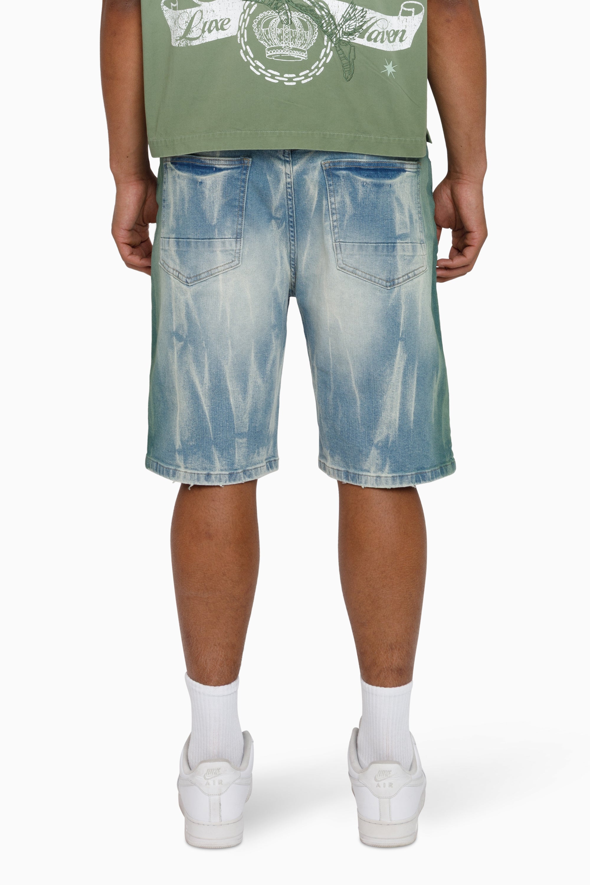 Overspray Shorts - Seymour Blue
