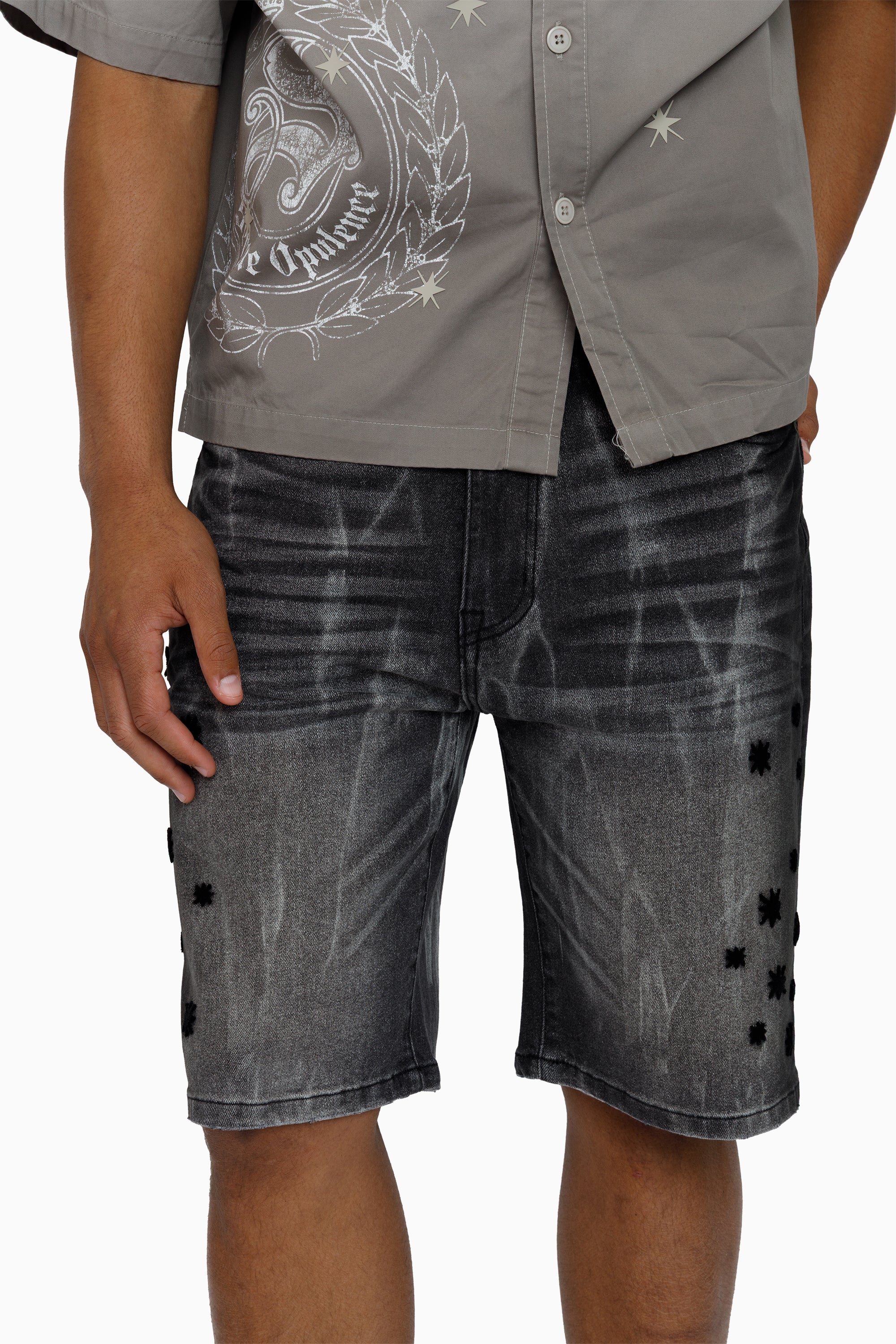 Overspray Shorts - Smokey Black