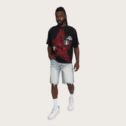 10" Comfort Chaos Abyss Jean Shorts - Canal Blue