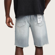 10" Comfort Chaos Abyss Jean Shorts - Canal Blue