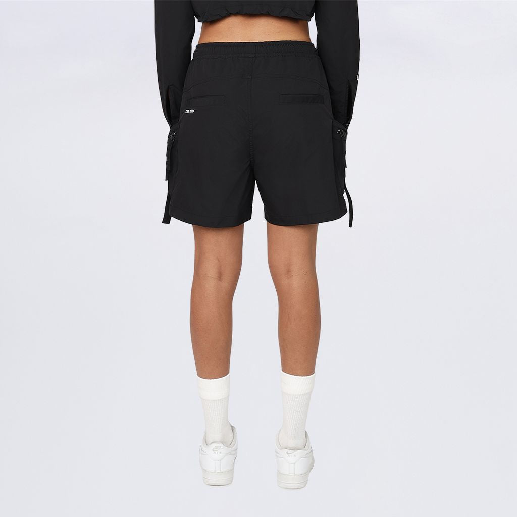 Slouched Utility Windbreaker Shorts