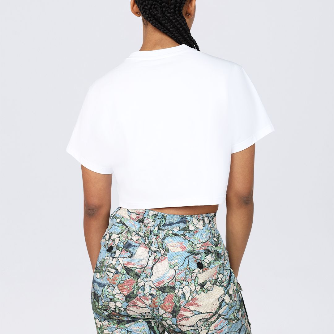 Cropped Western Tapestry T-Shirt