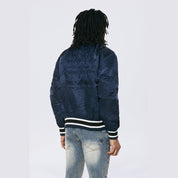 Smoke Rise Men's MA1 Bomber Jacket Navy - Online Exclusive