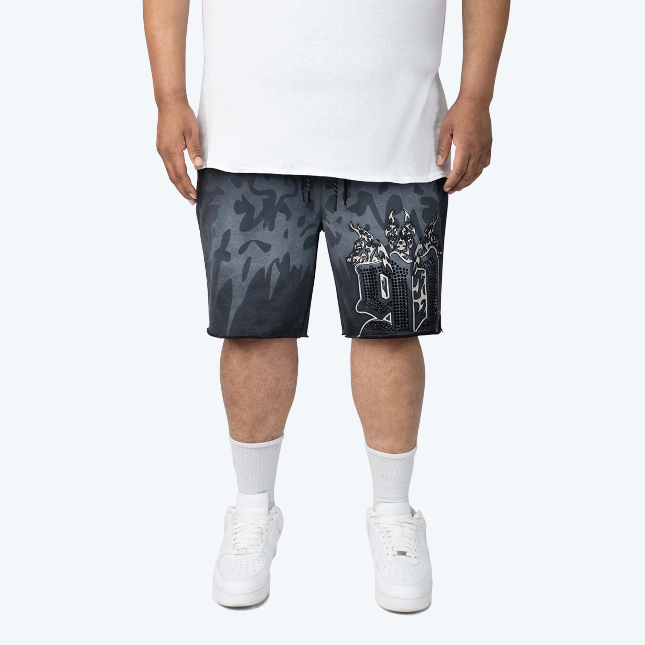 Big and Tall - Dystopia Printed Shorts