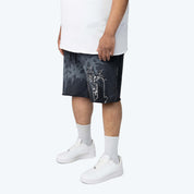 Big and Tall - Dystopia Printed Shorts