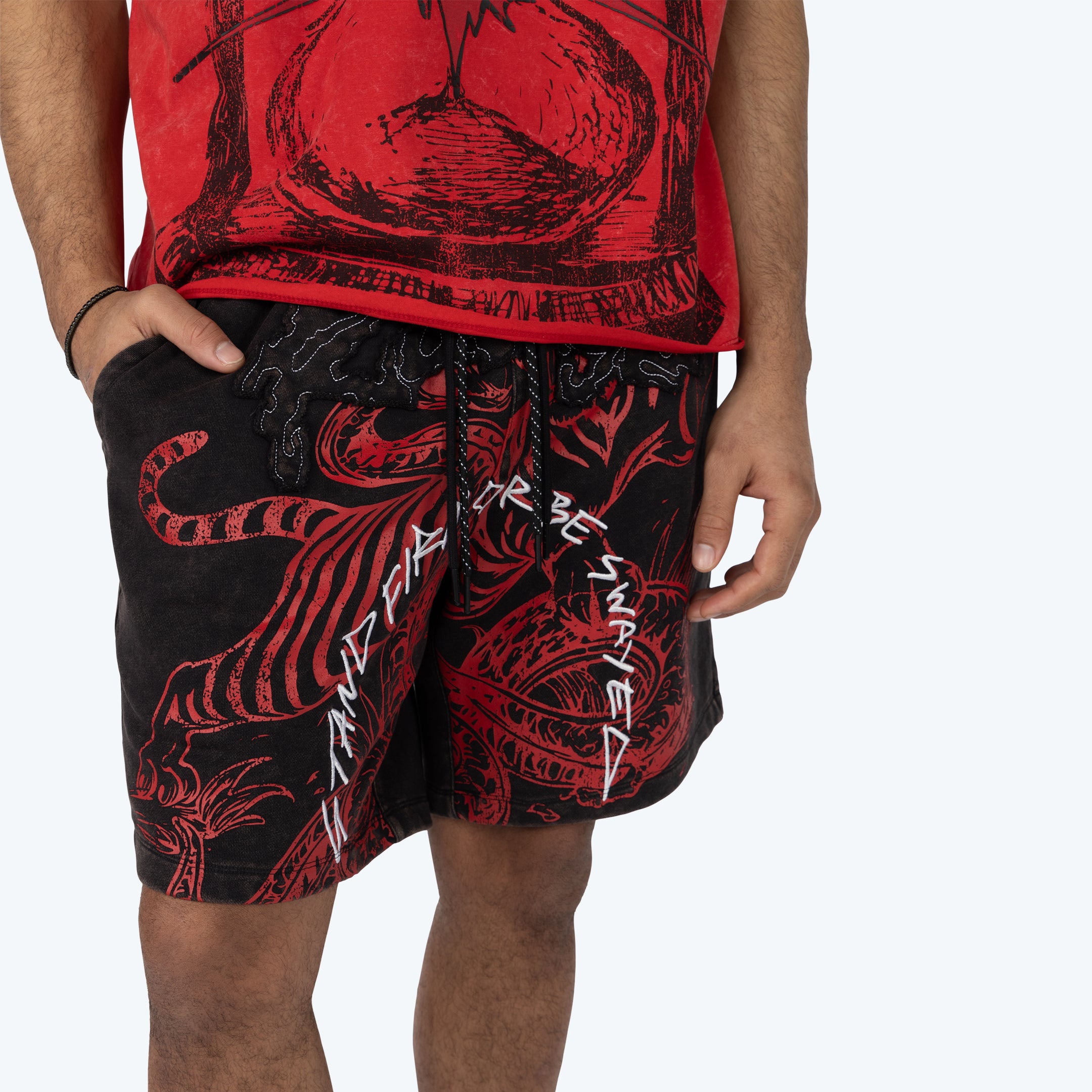 Dystopia French Terry Lounge Shorts