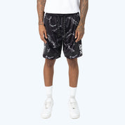 Lounge Dystopia Printed Mesh Shorts