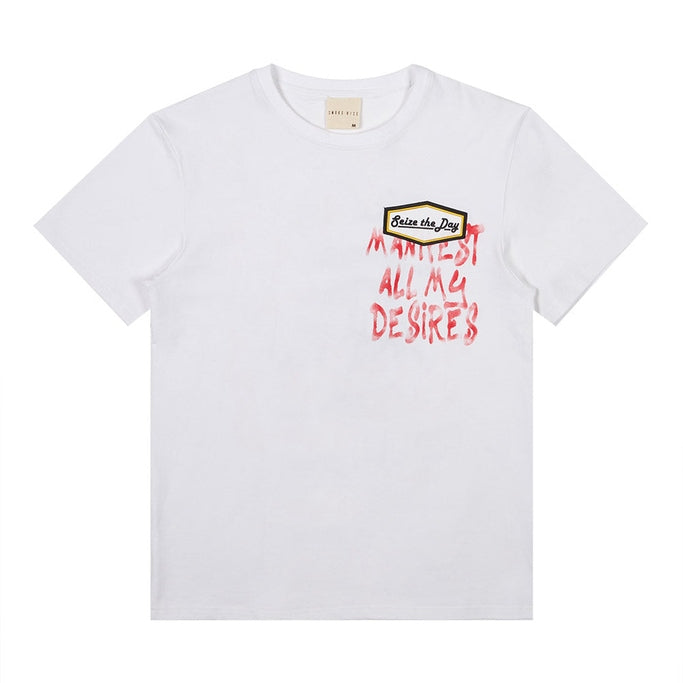 Smoke Rise Graphic Tee - White