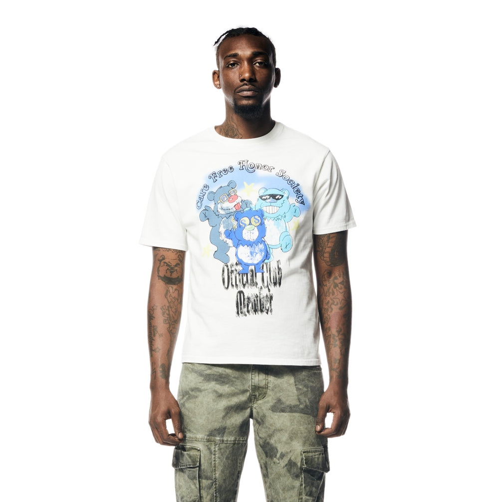 Smoke Rise Graphic Washed T-Shirt - White