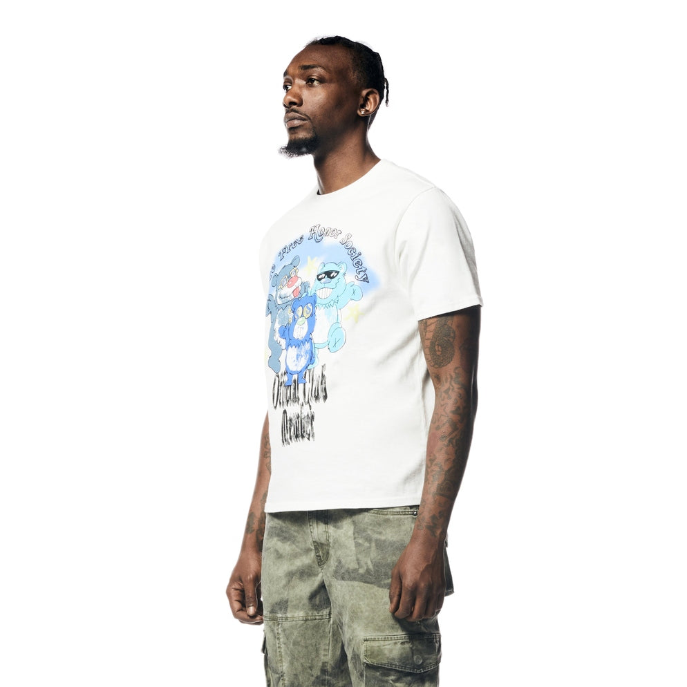 Smoke Rise Graphic Washed T-Shirt - White