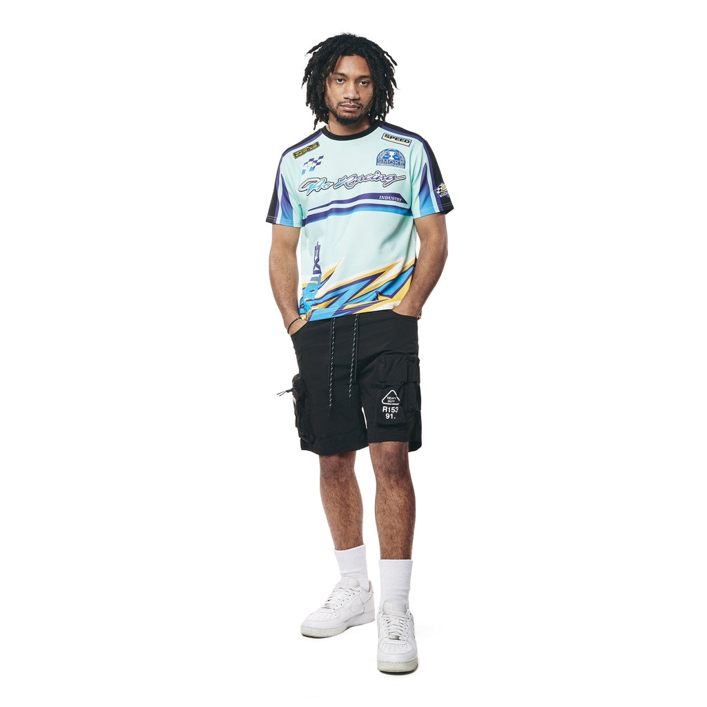 Smoke Rise Racing Sublimation SS T-Shirt - Blue