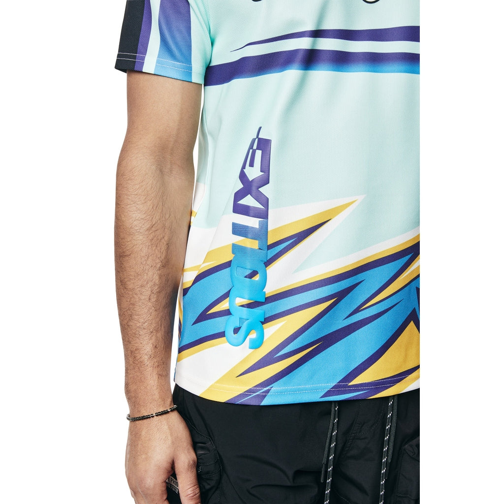 Smoke Rise Racing Sublimation SS T-Shirt - Blue