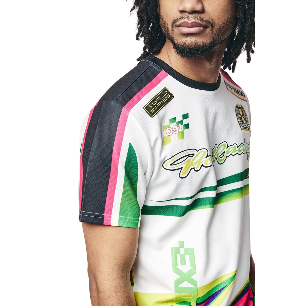 Smoke Rise Racing Sublimation SS T-Shirt - Neon