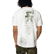 Smoke Rise Utility Graphic Gel Printed Waffle T-Shirt - Olive