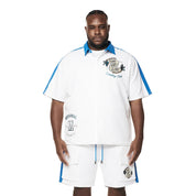 Smoke Rise Big and Tall Big and Tall - Country Club Waffle Shirt - Blue