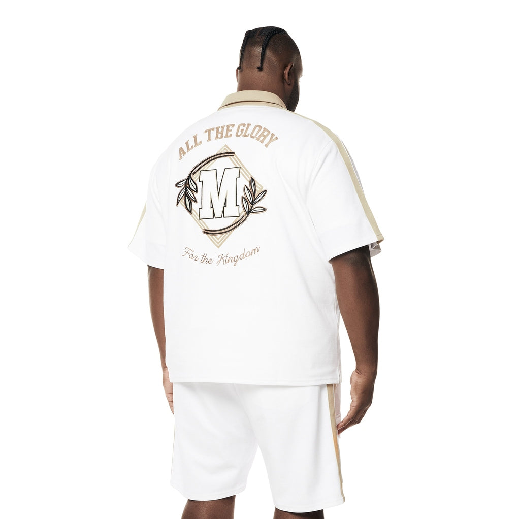 Smoke Rise Big and Tall Big and Tall - Country Club Waffle Shirt - Khaki