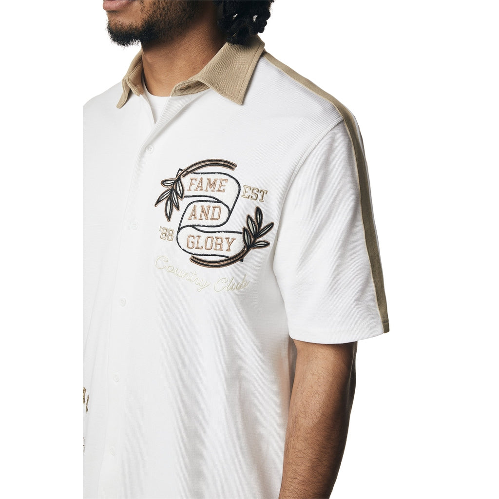 Smoke Rise Country Club Waffle Shirt - Khaki