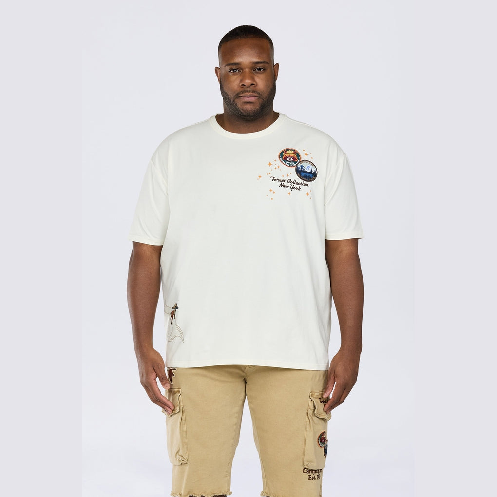 Smoke Rise Big and Tall Big and Tall - Forest Collection SS Tee - Chalk