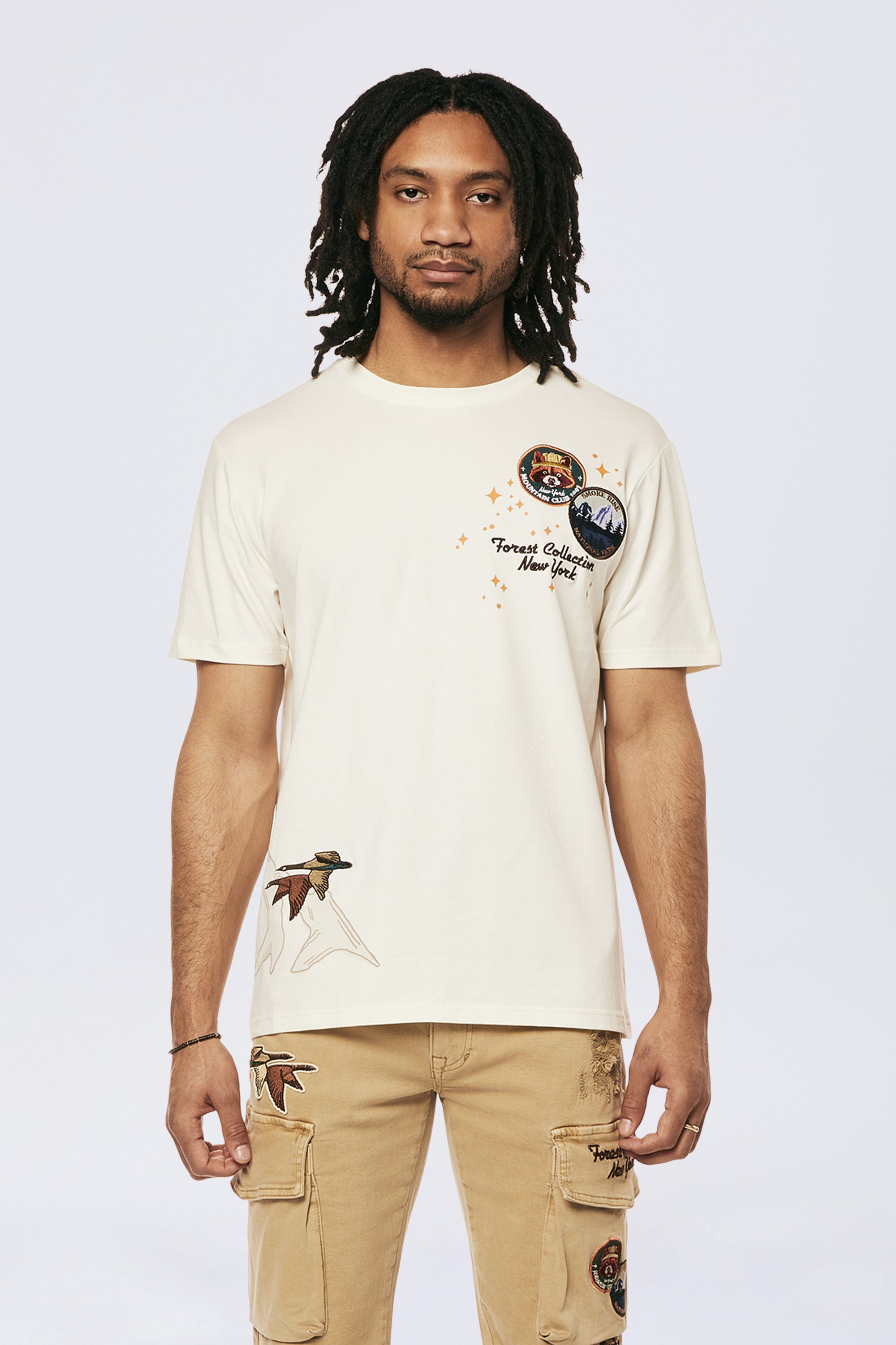 Forest Collection SS Tee - Chalk