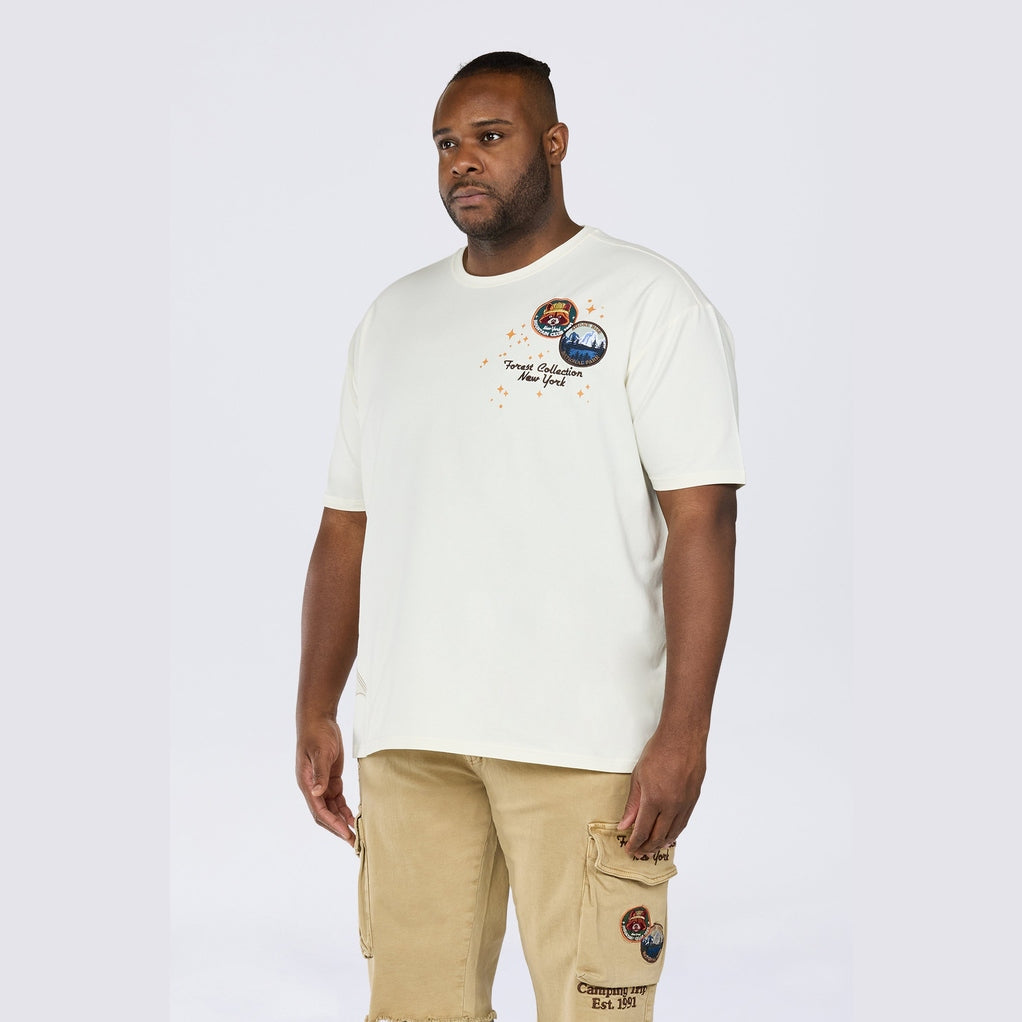 Smoke Rise Big and Tall Big and Tall - Forest Collection SS Tee - Chalk