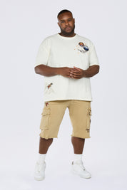 Big and Tall - Forest Collection SS Tee - Chalk