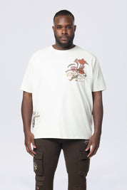 Big and Tall - Run & Escape SS Tee - Chalk