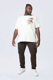 Big and Tall - Run & Escape SS Tee - Chalk