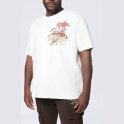 Smoke Rise Big and Tall Big and Tall - Run & Escape SS Tee - Chalk