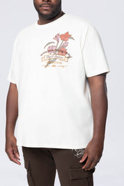 Big and Tall - Run & Escape SS Tee - Chalk