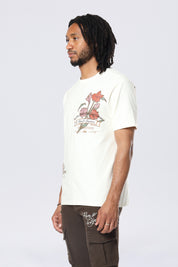 Run & Escape SS Tee - Chalk