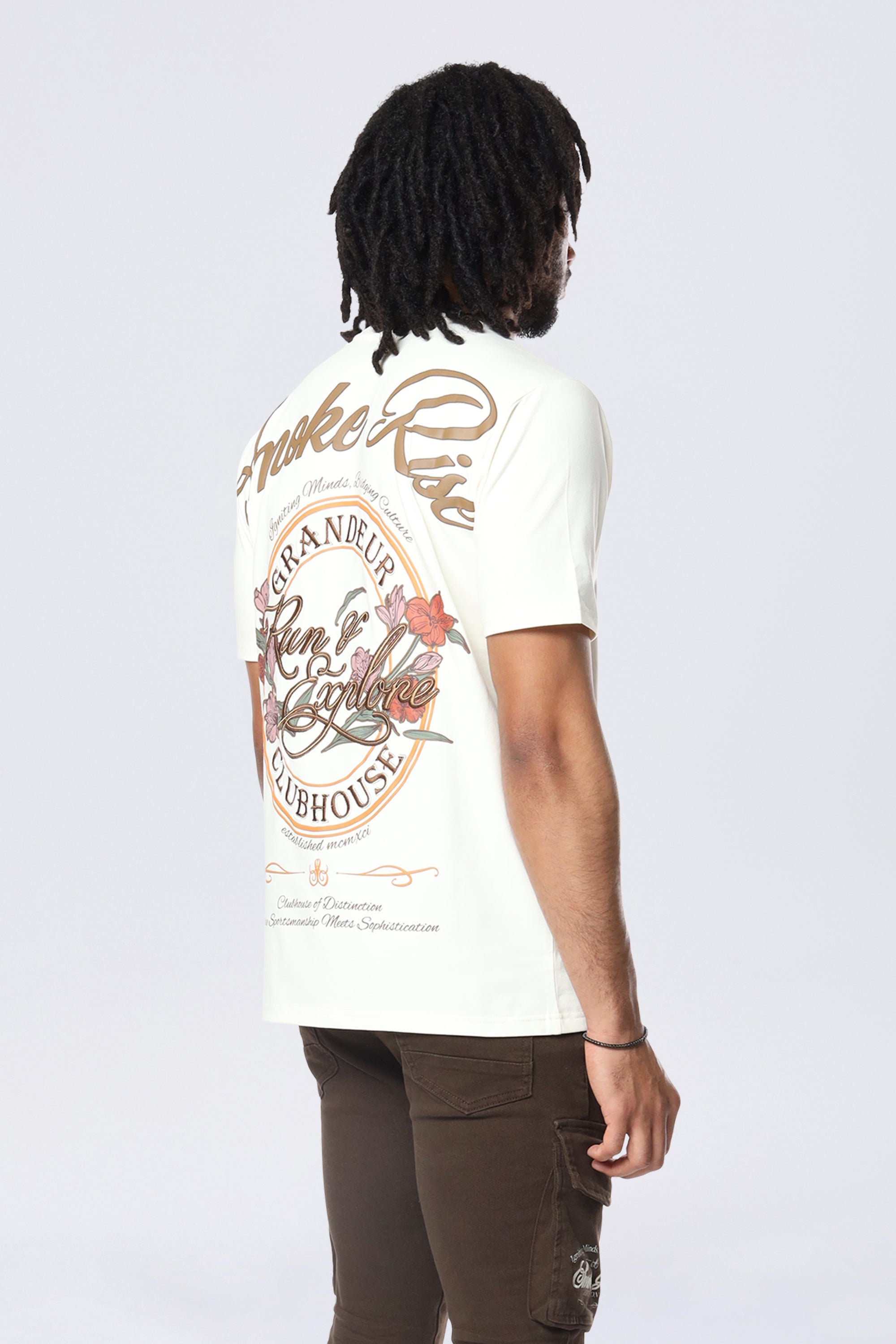 Run & Escape SS Tee - Chalk