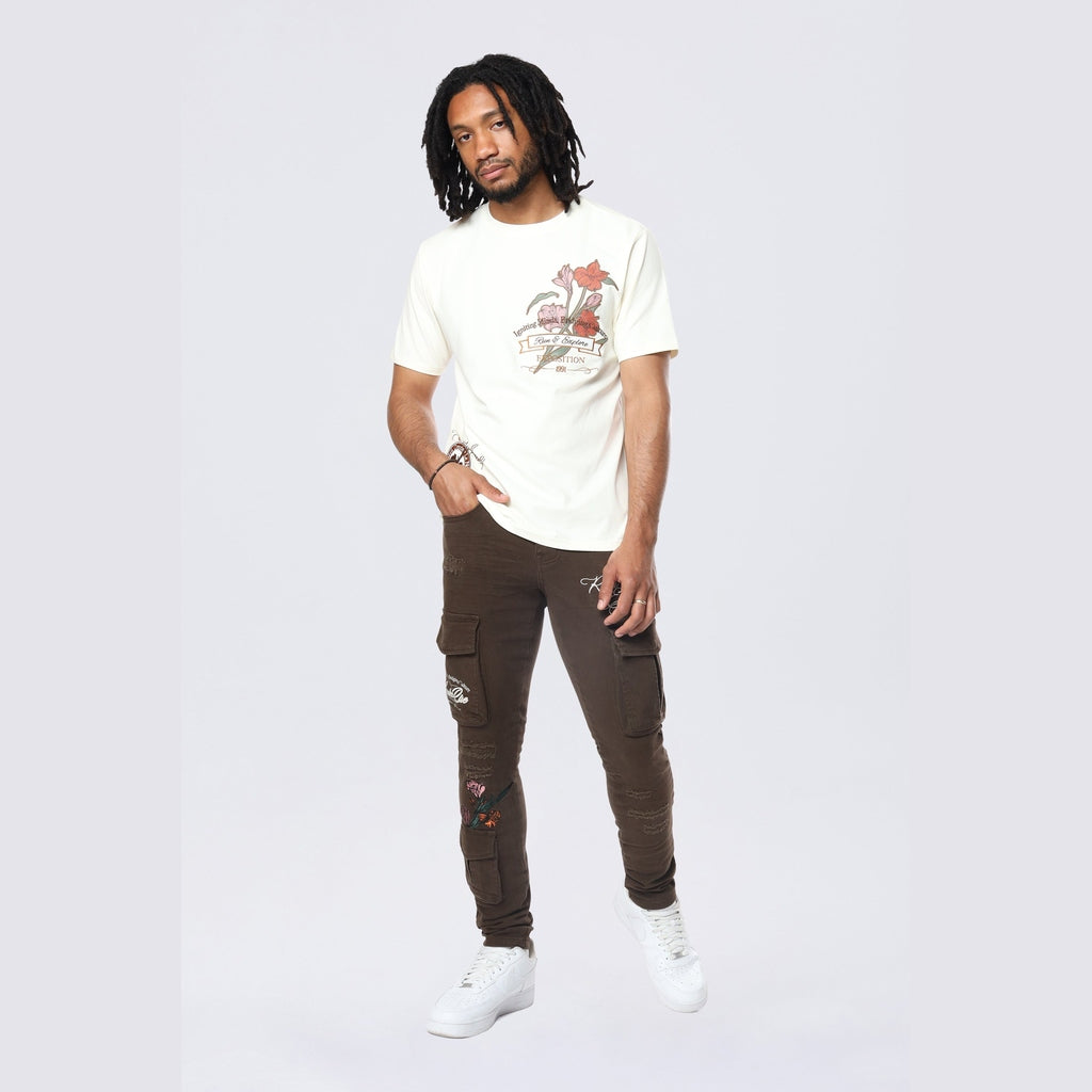 Smoke Rise Run & Escape SS Tee - Chalk