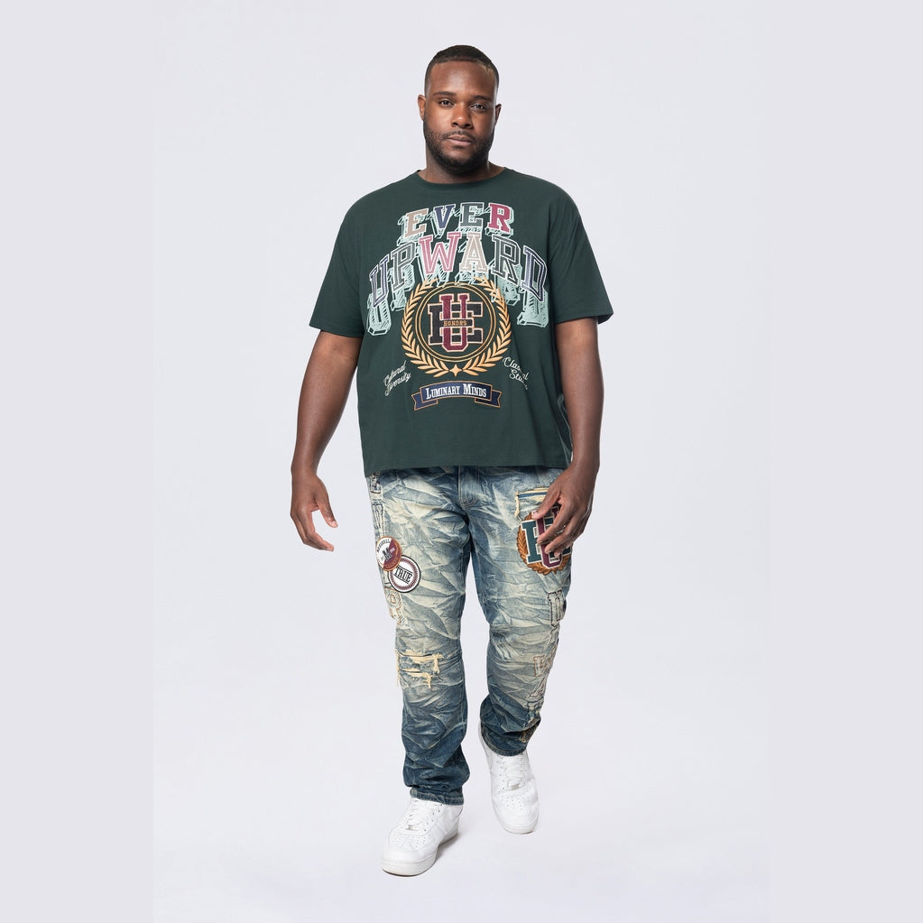 Smoke Rise Big and Tall Big and Tall - Varsity SS Tee - Scarab