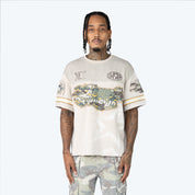 Wide Cropped Maximalist Graphic SS Tee