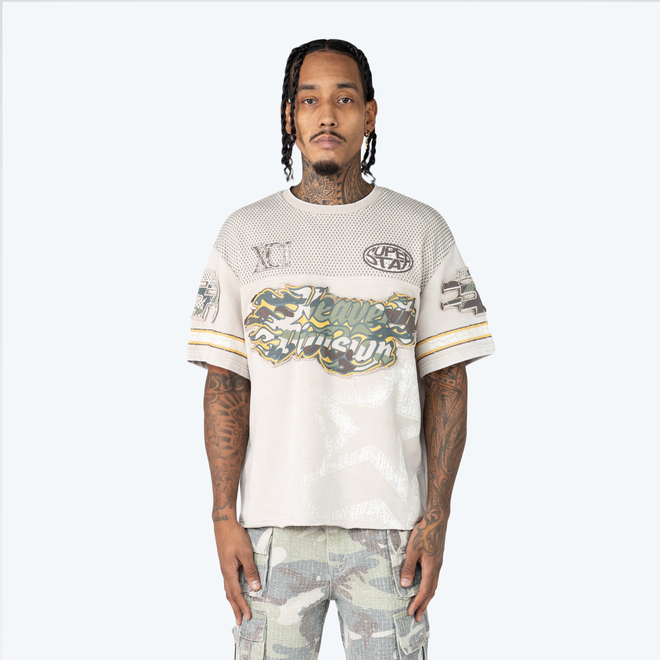 Wide Cropped Maximalist Graphic SS Tee